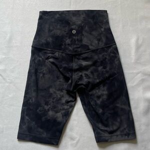 Lululemon 4 Align High-Rise Biker Shorts Diamond Dye Pitch Grey Graphite Grey